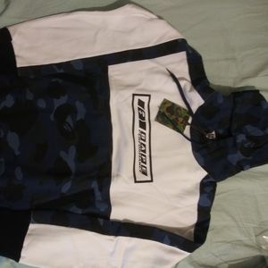 Bape pullover color camo blue medium